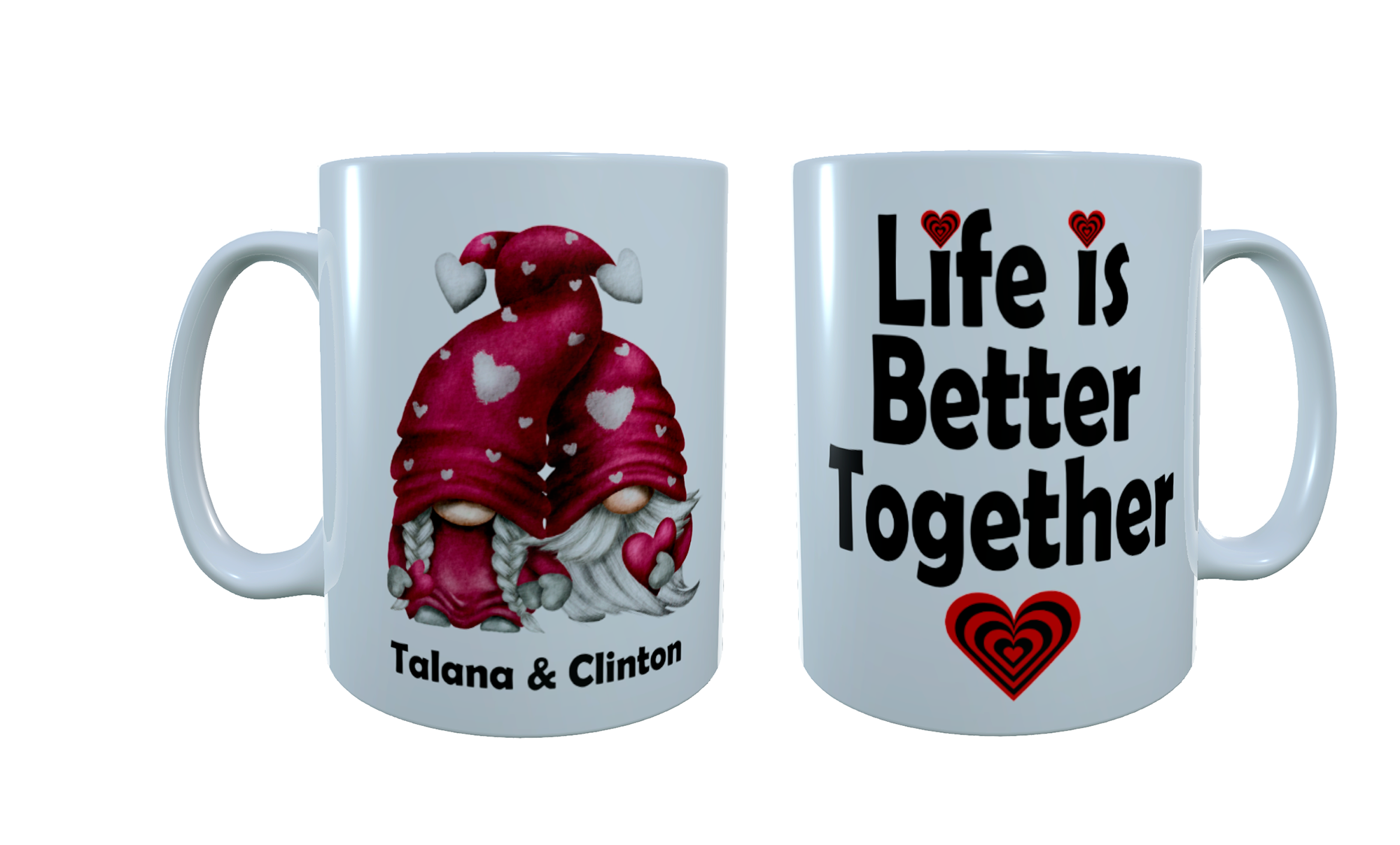 Gnome Better Together Ceramic Mug, Coffee Mug, Tea Mug